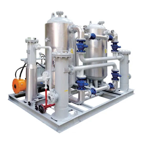 Блочная установка осушки молекулярными ситами